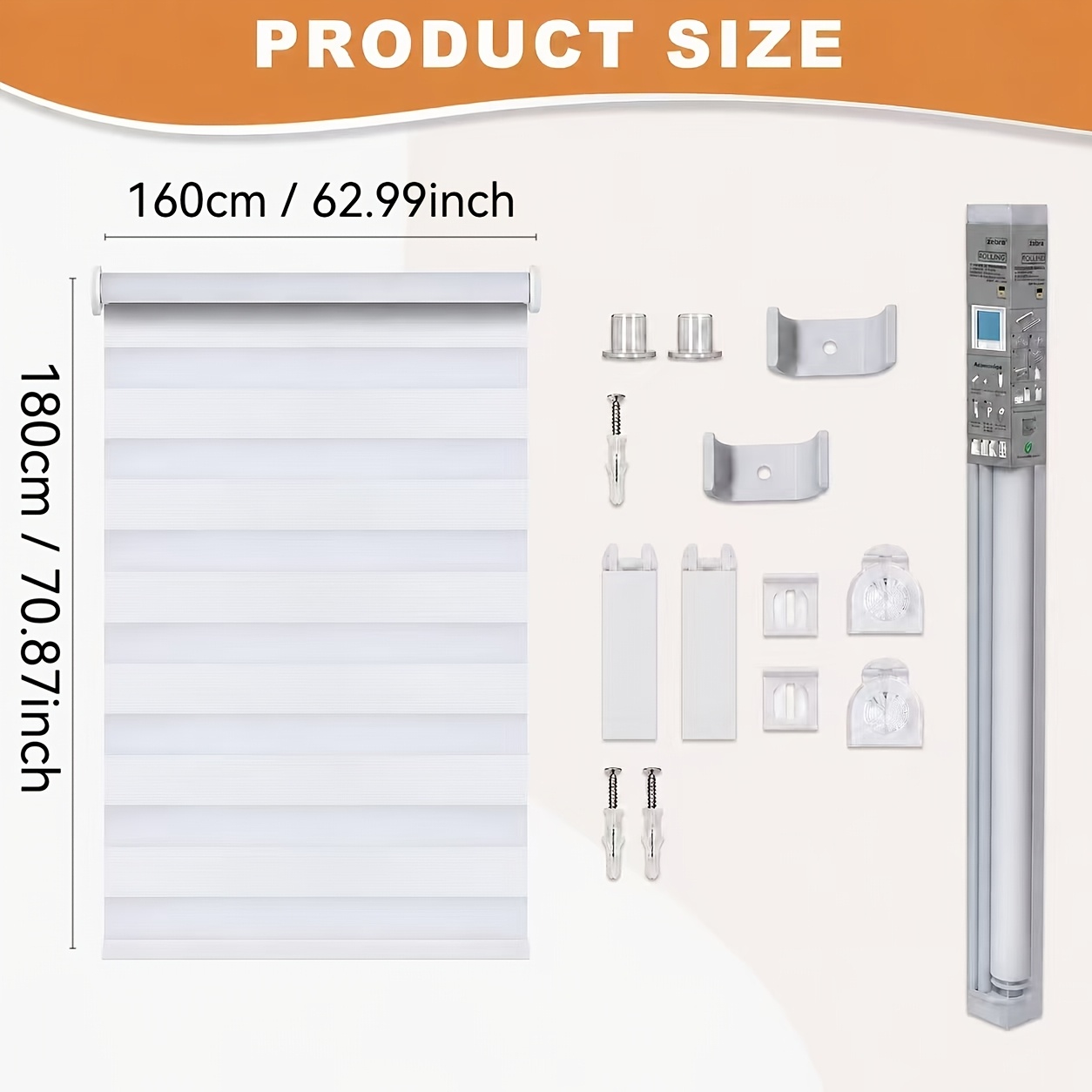 Blind, Installation (no Drilling Required), Suitable For Window Shade Curtains, Adjustable For Light-blocking Performance, Suitable For Home Offices And Living Rooms (no Import Fees)