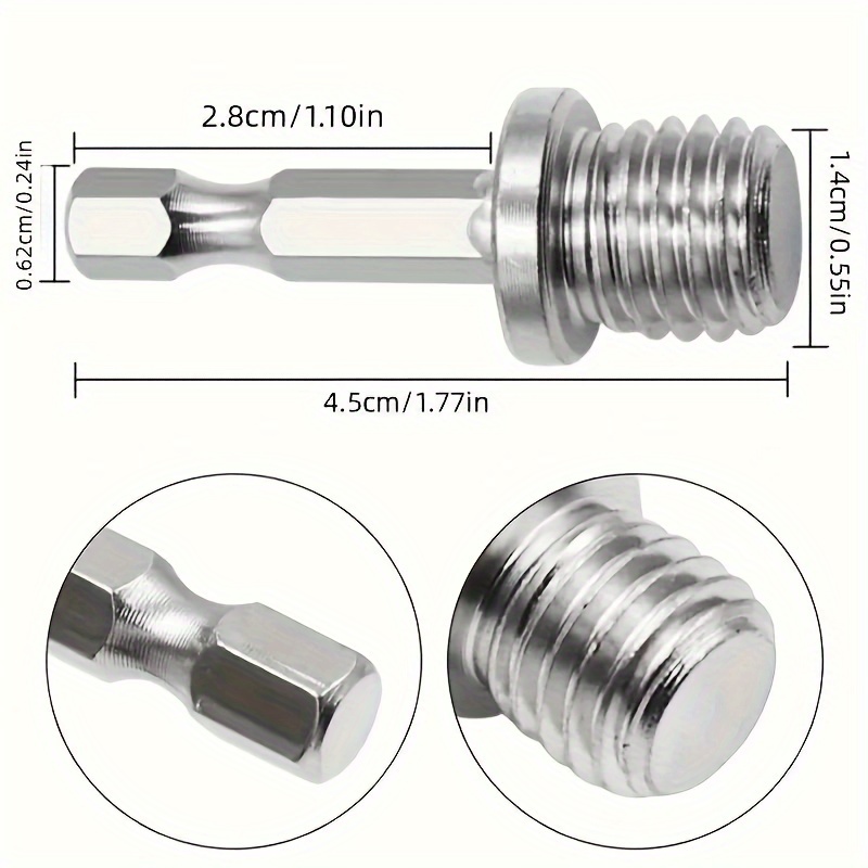 1pcs M14 Electric Drill Adapter Angle Grinder Connecting Rod