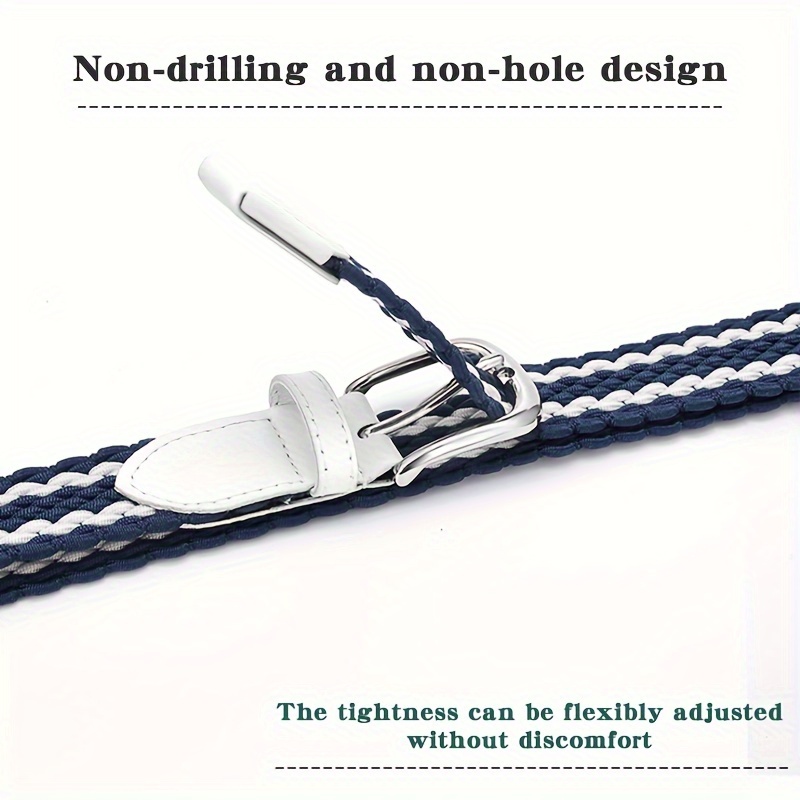 Versatile Stretch Denim Woven Belt for Men & Women