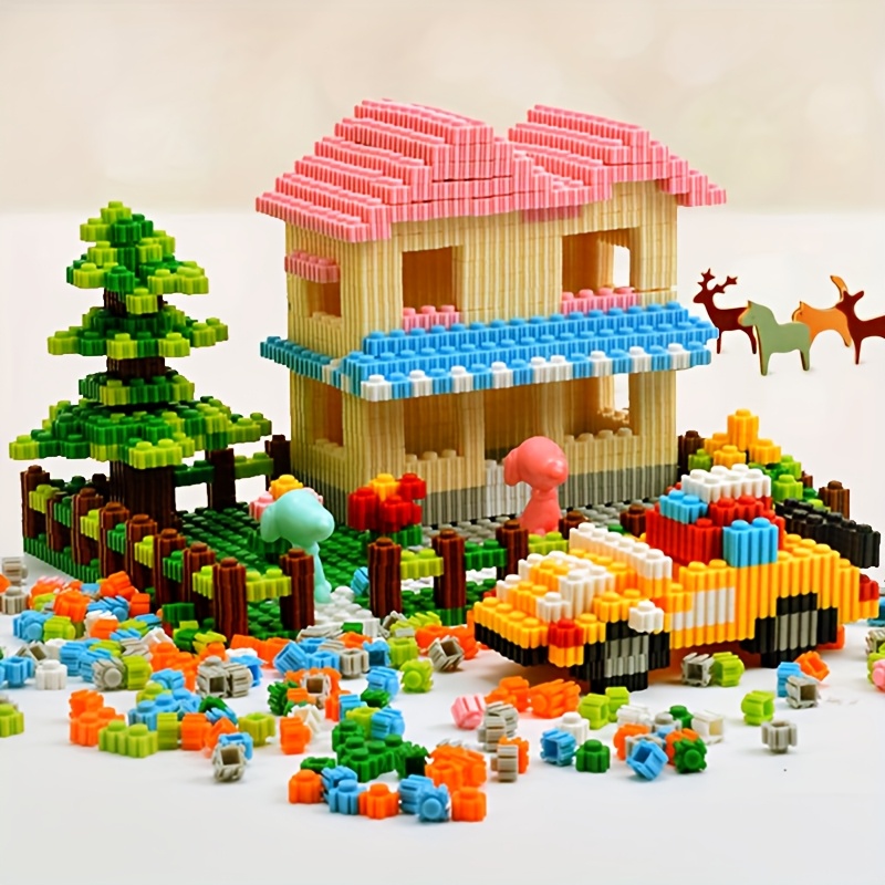 Small Particle Building Blocks Toy DIY Safe Material Halloween Christmas Gift