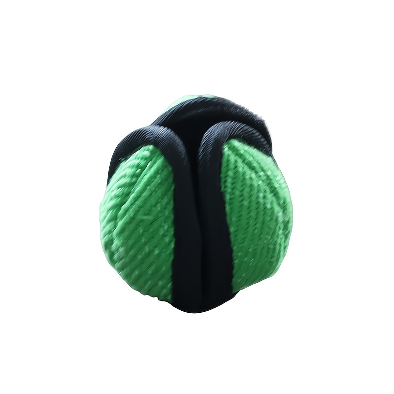 TEMU Lotus-shaped Dog Chew Ball 7cm Treat Dispensing Interactive Knitted Fabric Pet Toy For Puppy Training And Fetch Play