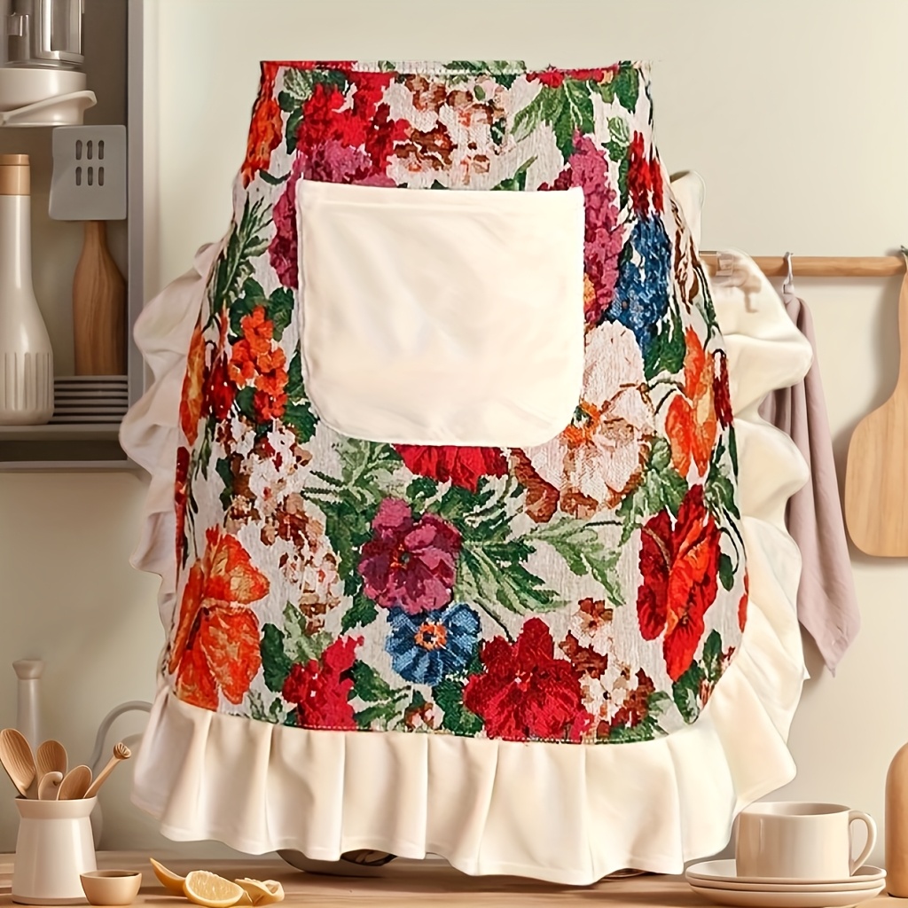 E-shop 2025 Neues Schürzen Retro Stil Schürze Zuhause Taillenschürze Küche Kochschürze Prinzessin Stil