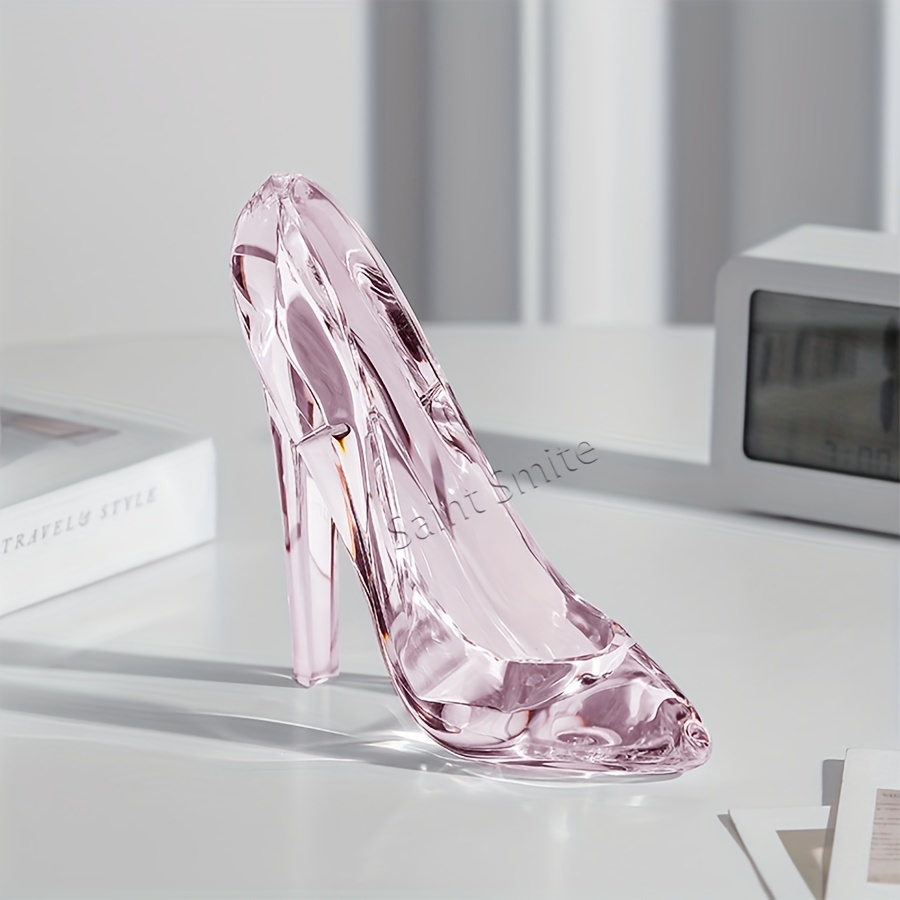 

Elegant Acrylic Crystal Shoe Ornament - - Home Decor, Any Room, Ideal Valentine's Gift