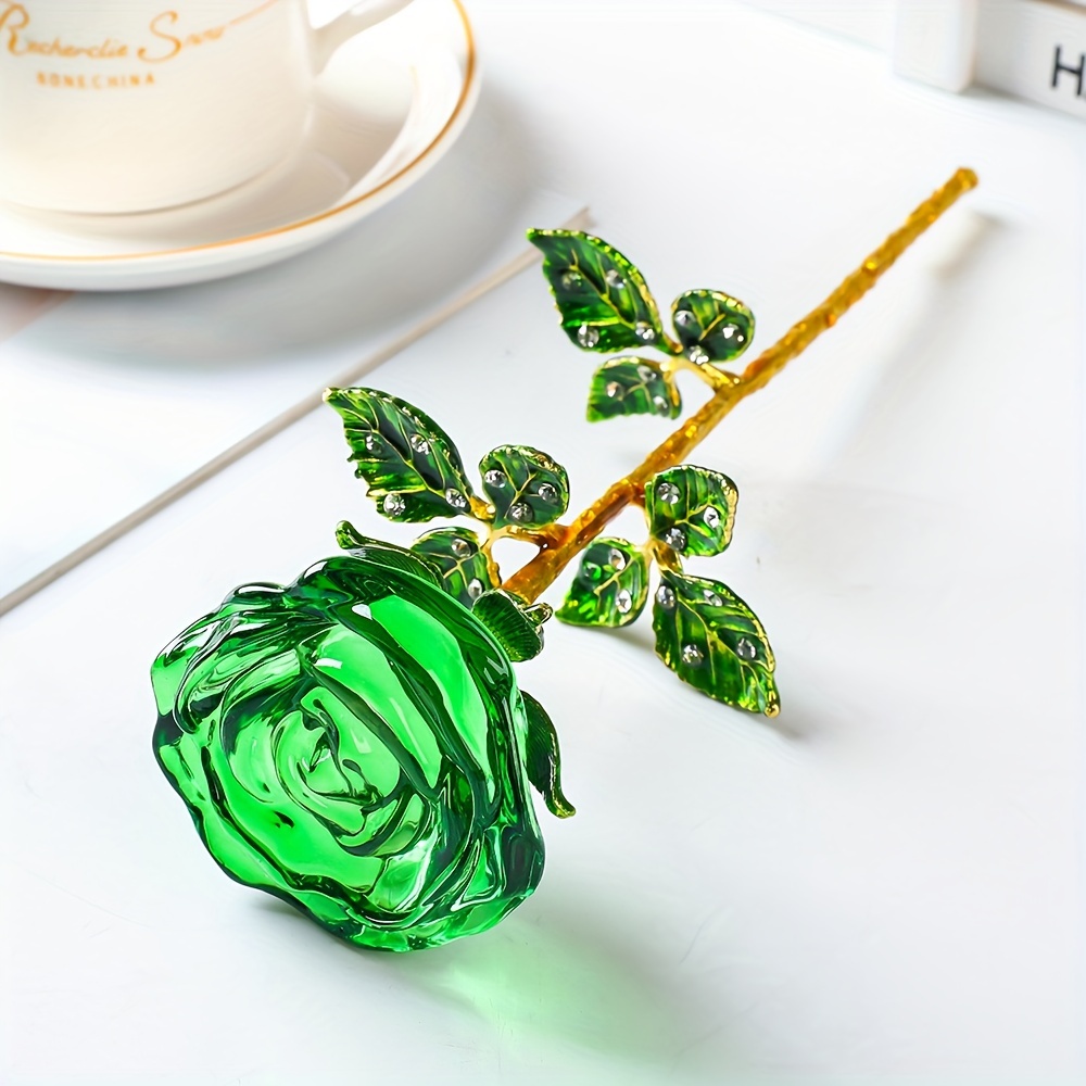 Fashionable And Beautiful, Single Crystal , Suitable For Valentine's Day And Christmas Gifts, Used Indoors And Outdoors, Can Decorate The Room, For Him Or Her, Will