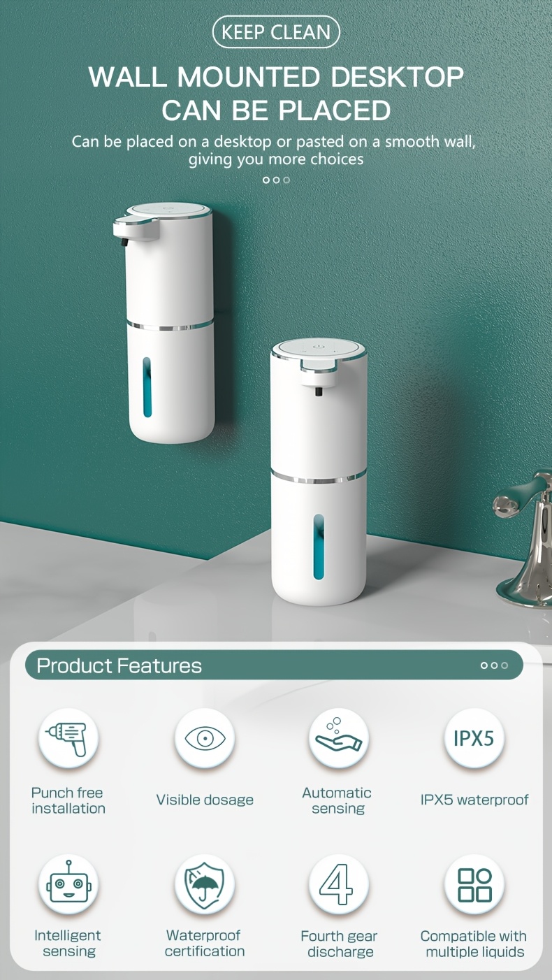 automatic sensor for dishwashing detergent kitchen hand soap machine dishwashing soap liquid washing spirit   dispenser Product details 1