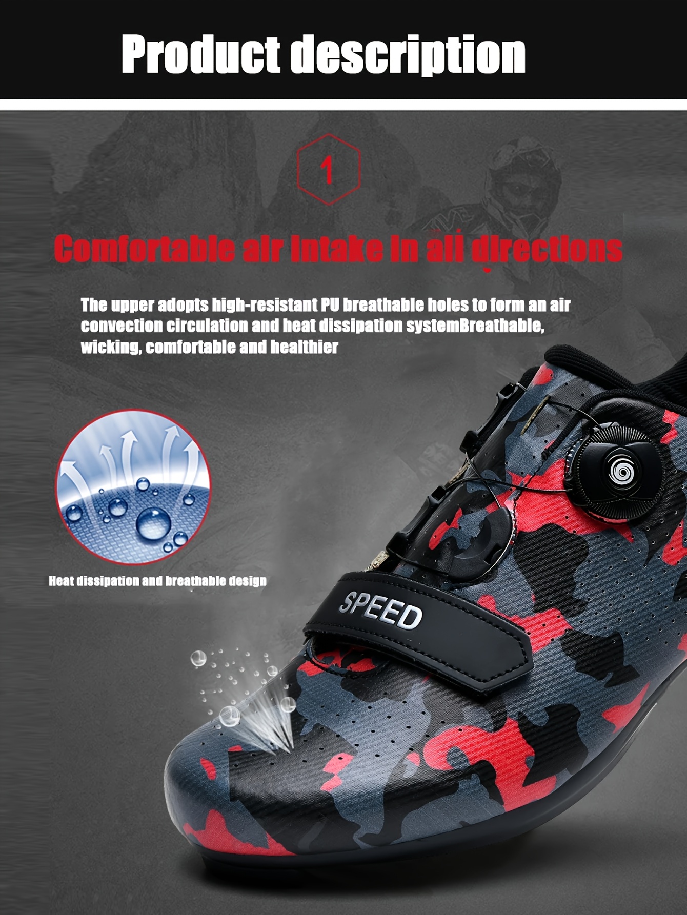 Sneakers, Professional Road Bicycle Shoes Men Women Sports Route Cycling Shoes Self-locking Racing Bicycle Cleats Shoes, Unisex Zapatos De Hombre Motorcycle Riding Gear Stuff, Road Bike Lock Shoes Breathable Non-slip Wear-resistant Pedal Bicycle