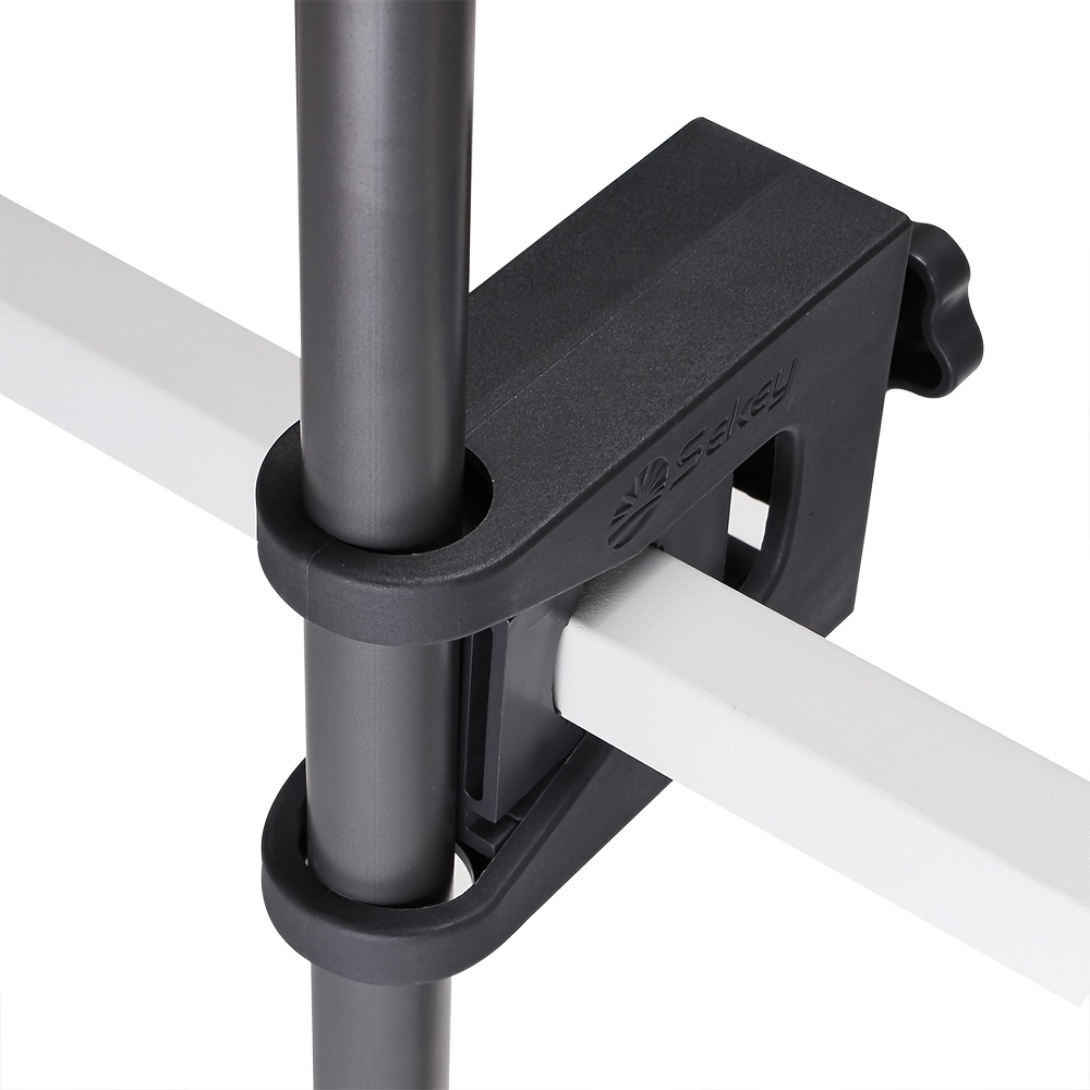 Balcony Railing Umbrella Holder | Balcony Mount For Sun Umbrellas, Black.