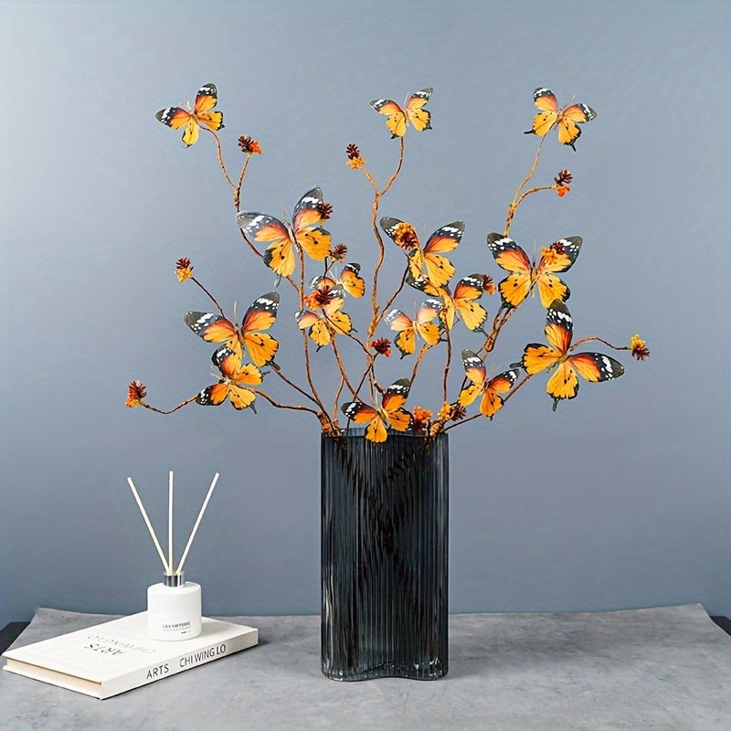 Semi finished Artificial Butterfly Flower Bouquet Diy - Temu