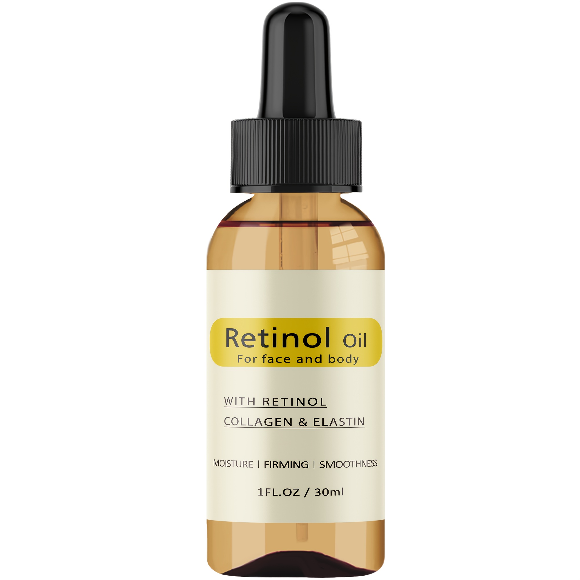 Image of Retinol Oil For Face And Body, Facial Oil, With Retinol, Double Collagen And Vitamin E, Firming, Moisturizing And Smoothing 1 Fl. Oz/