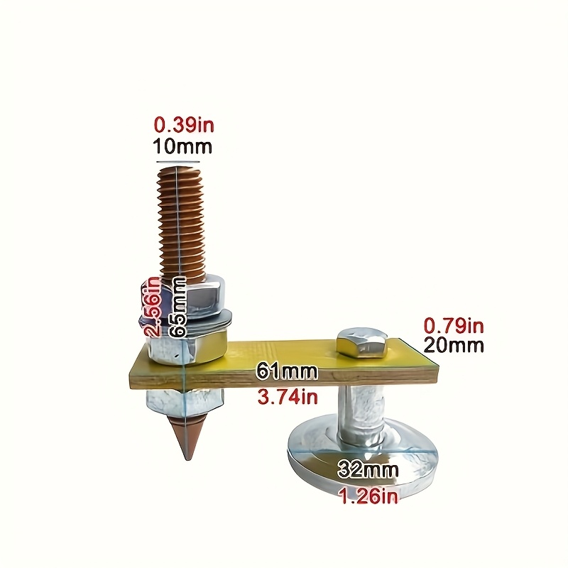 1pc Stability Strong Magnetic Welding Support Stud Welding Magnet Head Tail Welding Stability Auto Bodywork Tools For Electric Welding Ground Clamp Connector