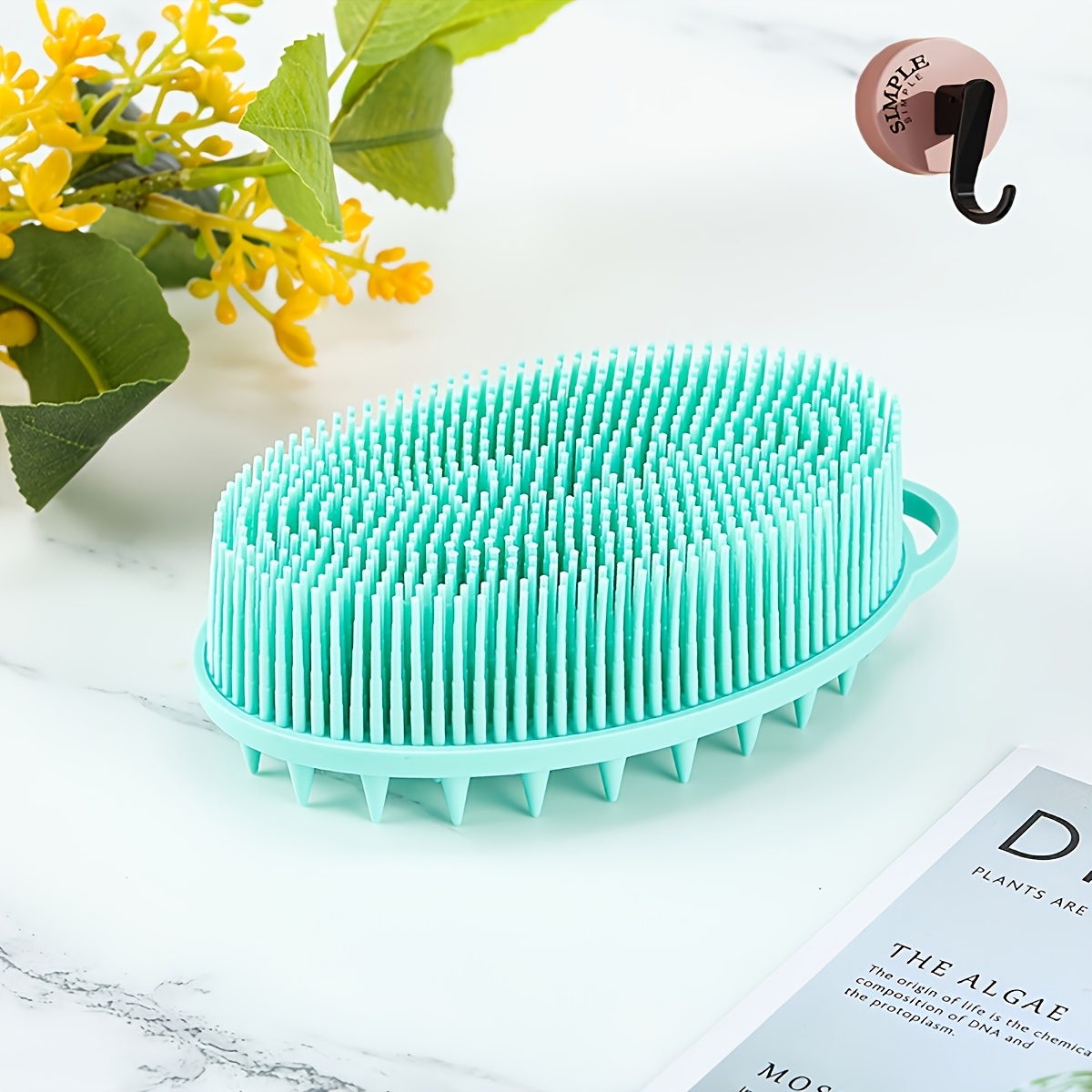 Exfoliating Silicone Scrubber, Easy to Clean and Long-Lasting