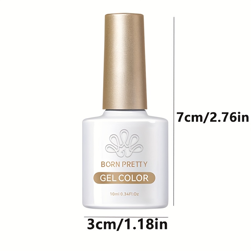 BORN PRETTY 0.34 oz Pink Magnetic Cat Eye Gel Nail Polish with Magnetic Stick, Quick-Dry Soak-Off Semi-Permanent Glitter Gel for Manicures a