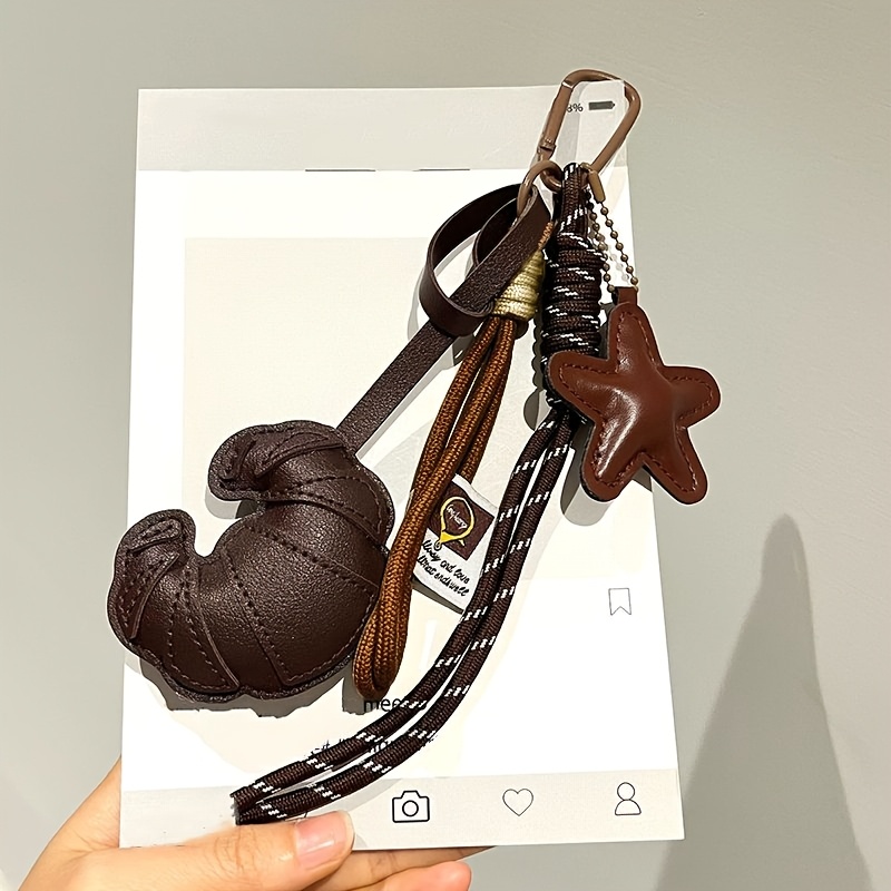 TEMU Accessorio decorativo da appendere alla borsa con corno , aggiunta cross-border per borsa a e portachiavi