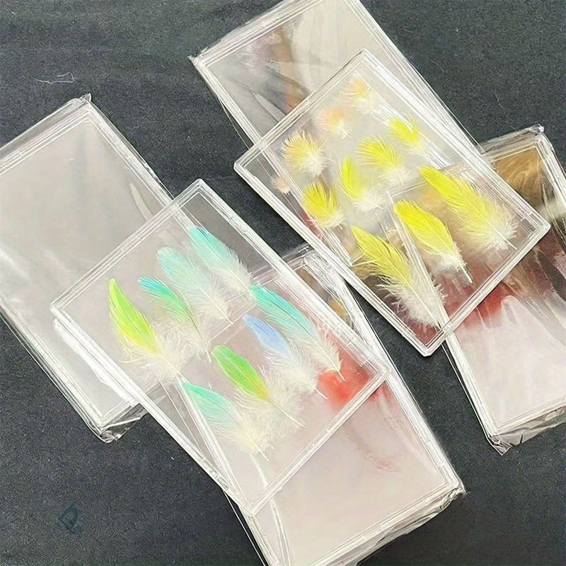 Pet Bird Feather Keepsake Display Box, High-Definition Transparent - Elegant Memorial Box to Preserve the Warmth of Your Pet. Suitable for Budgerigars, Cockatiels, Lovebirds, and Various Other Bird Feather Collections. A Durable Frame for Bird