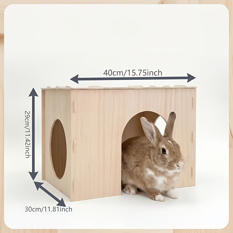 Handcrafted Rabbit Drate Hamster Pet Shelter