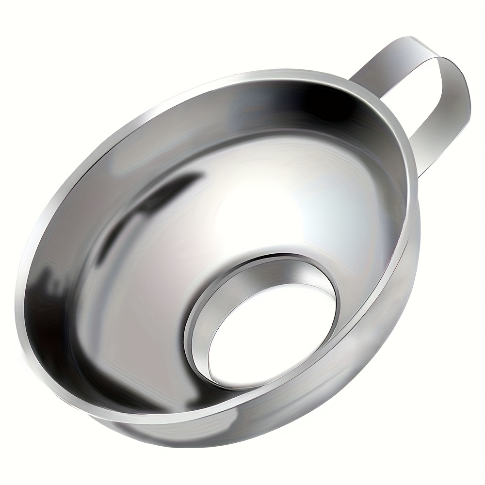 Stainless Steel Funnel - Multipurpose For Oil, Liquor & Grains | Food-safe Kitchen Tool