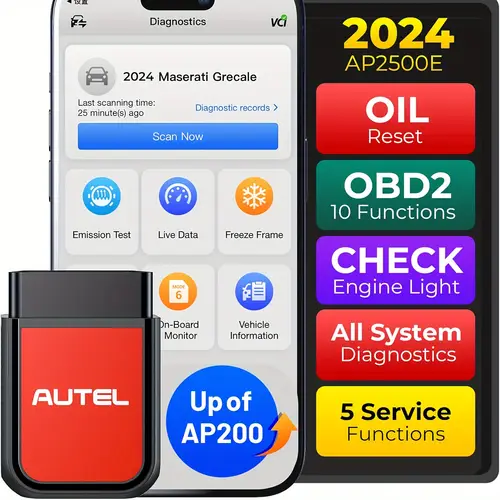 ap2500 scanner wireless code reader of ap200 obdii scanner diagnostic tool 5 hot check engine light car code reader for ios