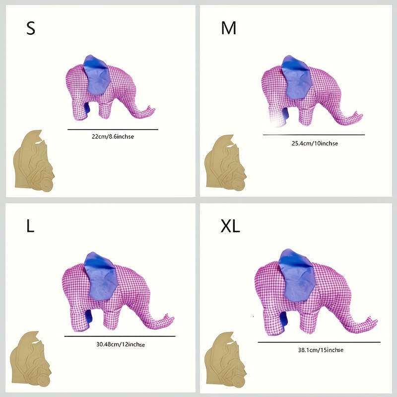 elephant sewing template