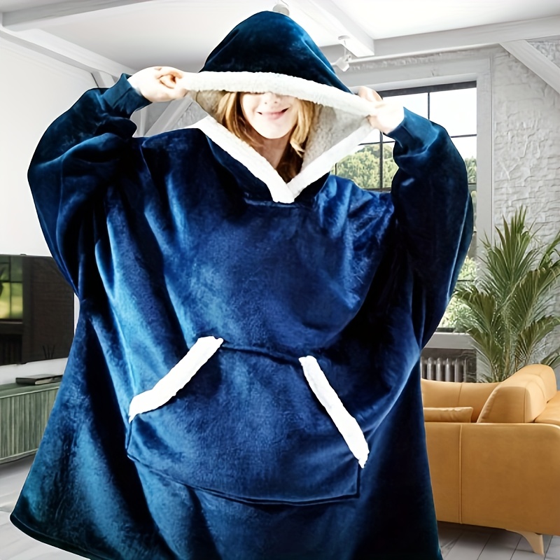 Trojans Blanket Hoodie, Oversized Sherpa Blanket Sweatshirt, Wearable Blanket Hoodie, outlets Wearable Hoodie Blanket, Unisex Blanket Hoodie