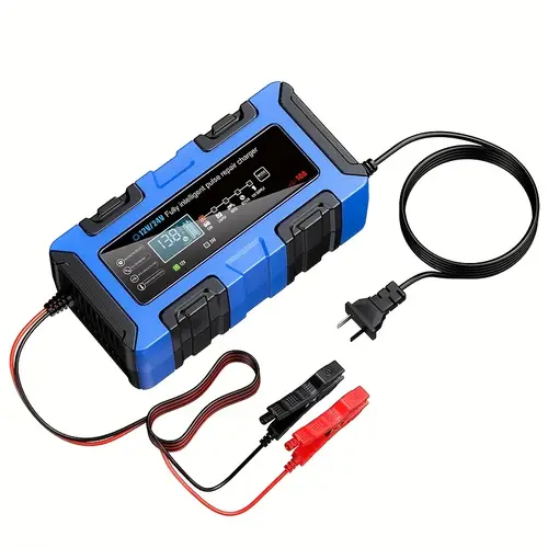 car battery charger 12v24v 4ah 200ah intelligent battery trickle charger car battery keeper desulfurizer with temperature without battery