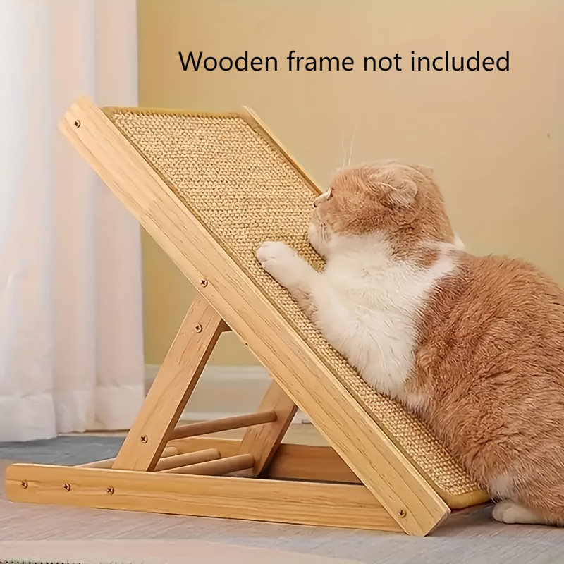 

Premium Sisal Cat Scratching Pad - , Non-shedding Mat For Cats - Protects Furniture & Promotes Healthy (wooden Frame Not Included)