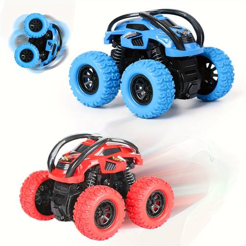 monster truck spielzeug, gemischte farben, batterielos, manuelle bedienung, aus kunststoff. ideal für familienspaß drinnen und draußen sowie eltern-kind-interaktion. für jungen und mädchen. wunderbares geschenk für ostern, weihnachten.