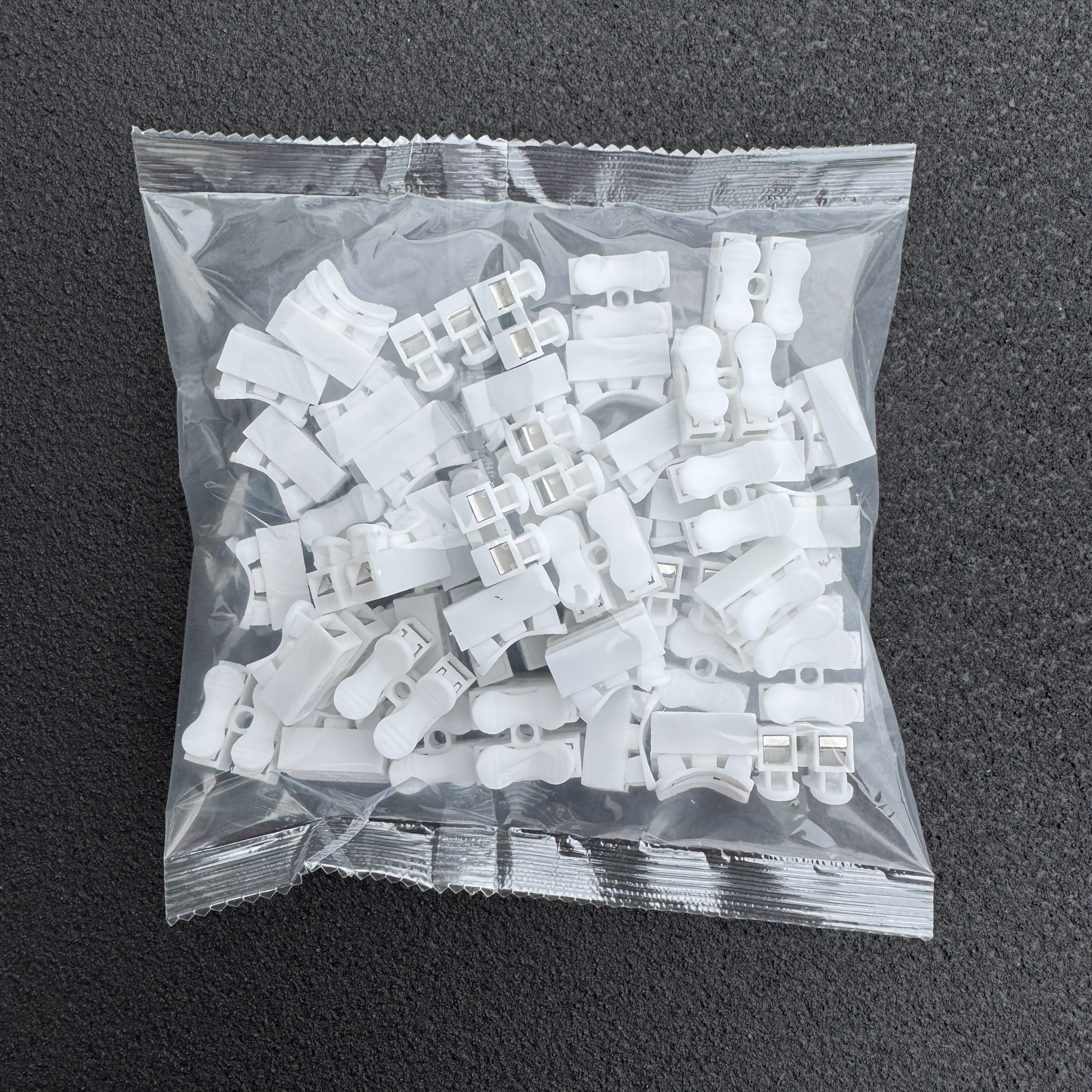 50pcs Quick Connect Wire Terminals | Durable Steel Spring Connectors For Easy Electrical Cable Clamping, Supports 110v-240v, Pvc Insulated