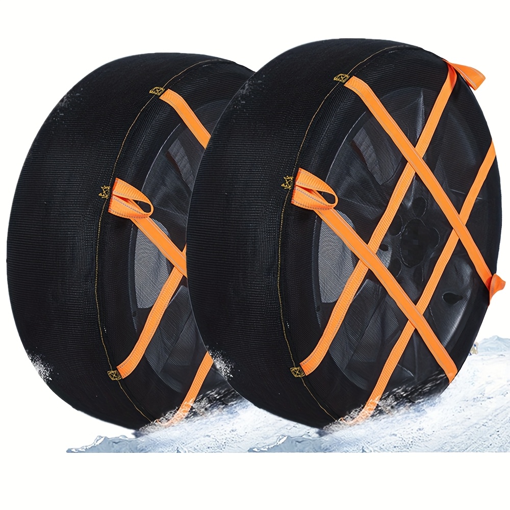 Chaussettes à Neige XL Tools Pour Voiture – Faciles à Installer, Kit Avec Sac Et Gants, Neuf