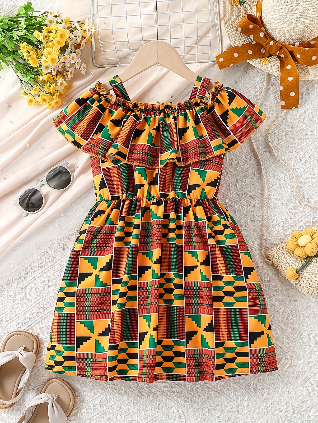 Amazon Vestidos Hombros Caidos Casual Vestido Boho En África Con