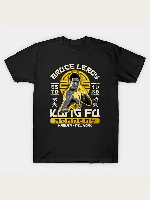 fu academy 220g pure cotton heat transfer printed t shirt