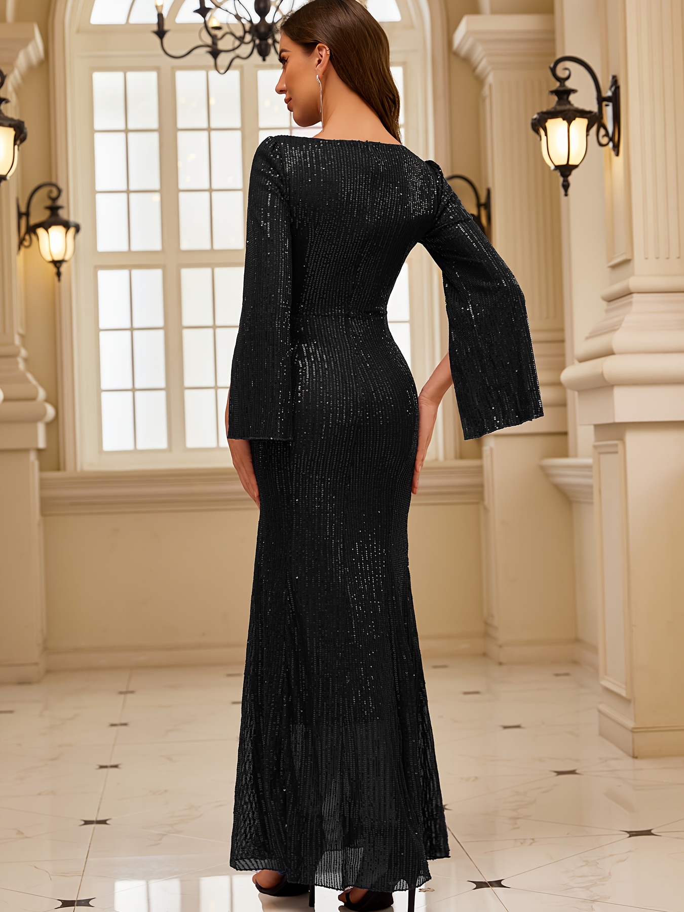 black church dresses for women Terramina 7990-BLK Designer Church Suit Black / 8