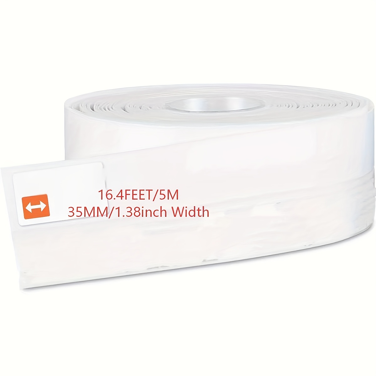TEMU 1roll- 5m/16. Silicone Seal Strip, Door Weather Stripping Door Seal Strip Window Seal Silicone Sealing Tape For Door Draft Stopper Adhesive Tape