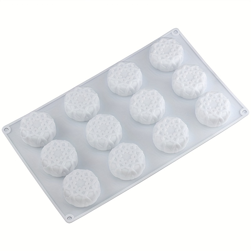 1pc Baking Silicone Cake Mold, Cake Mousse Mold, Mooncake Chocolate Mold, Suitable For Birthdays, Arab Eid, Weddings, Hajj Or Umrah Celebrations