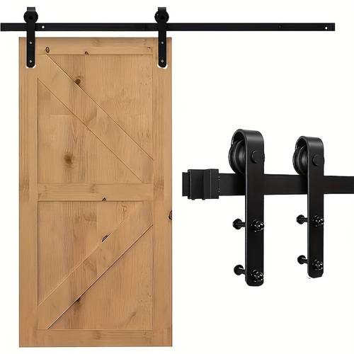 american barn door hanging track sliding door sliding door horizontal hardware accessories complete set of wardrobe hardware wood door track folding sliding door with silent matte black rollers barn door sliding door accessories