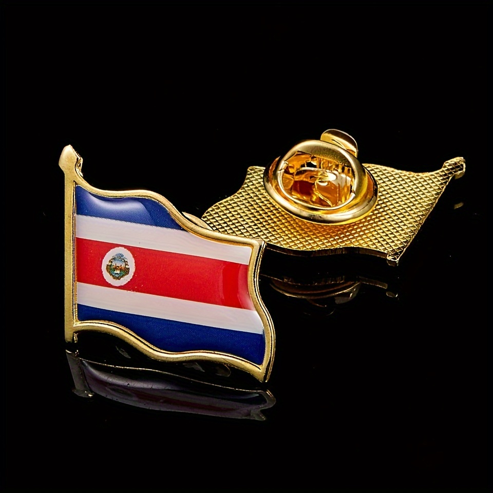 Flag Lapel Pin - High-quality Alloy Patriotic Brooch For Clothing, Bags & Accessories