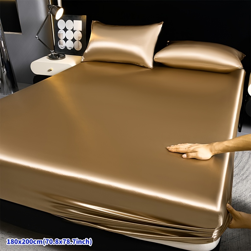 1pc Bed Skirt, Without Pillowcases, Without Pillow Cores. 200x220cm For Double Bed, Deep Pocket