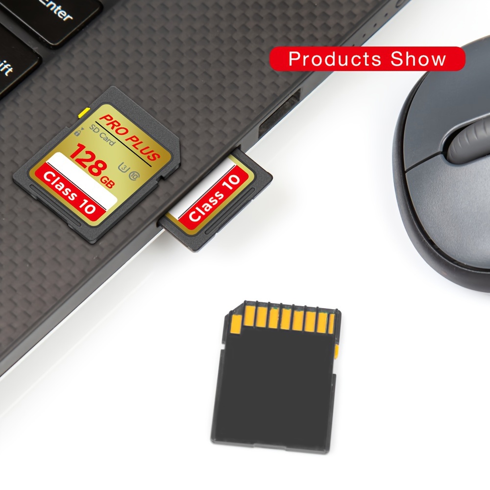 scheda di memoria   sd, classe 10 u3 uhs-i 16gb/32gb/64gb/128gb/256gb, scheda sd per fotocamera 4k hd Dettagli dell'articolo 5