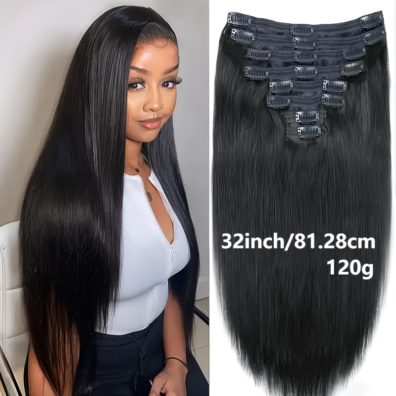 human hair extensions 18 inch clip