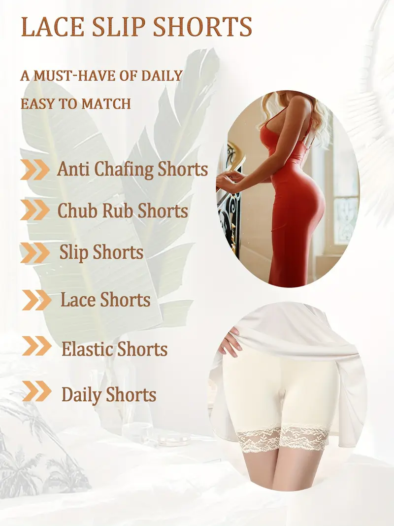chub rub shorts for under dresses Women Anti Chafing Shorts Smooth Under Dress Shorts Comfy Seamless Chub Rub Shorts for Yoga Wine L