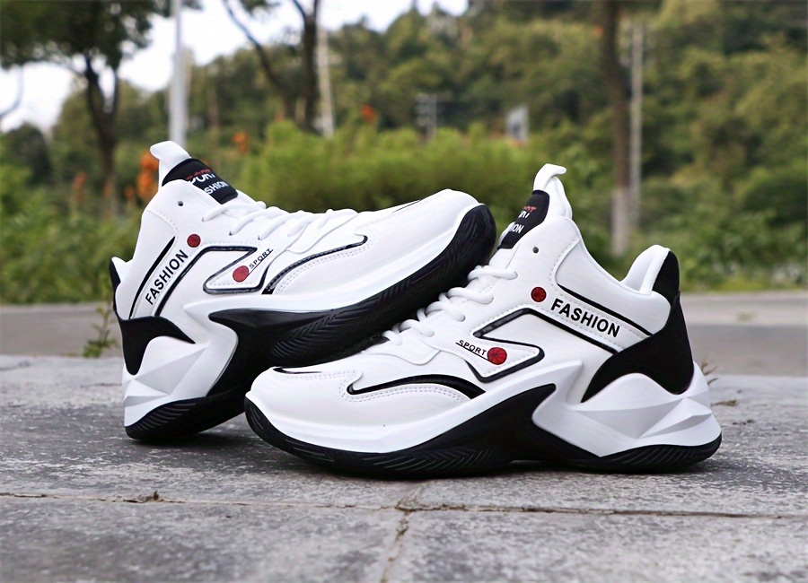 Tenis de basquetbol para hombre con caña alta y cordones, cómodos y con absorción de impactos, ideales para entrenamiento al aire libre en todas las temporadas