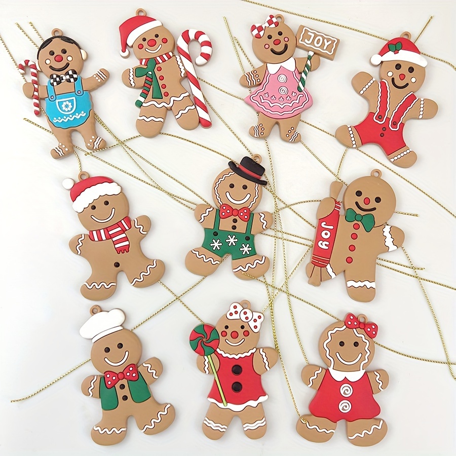 

10pcs For Man Christmas Tree Ornaments - Decorations &