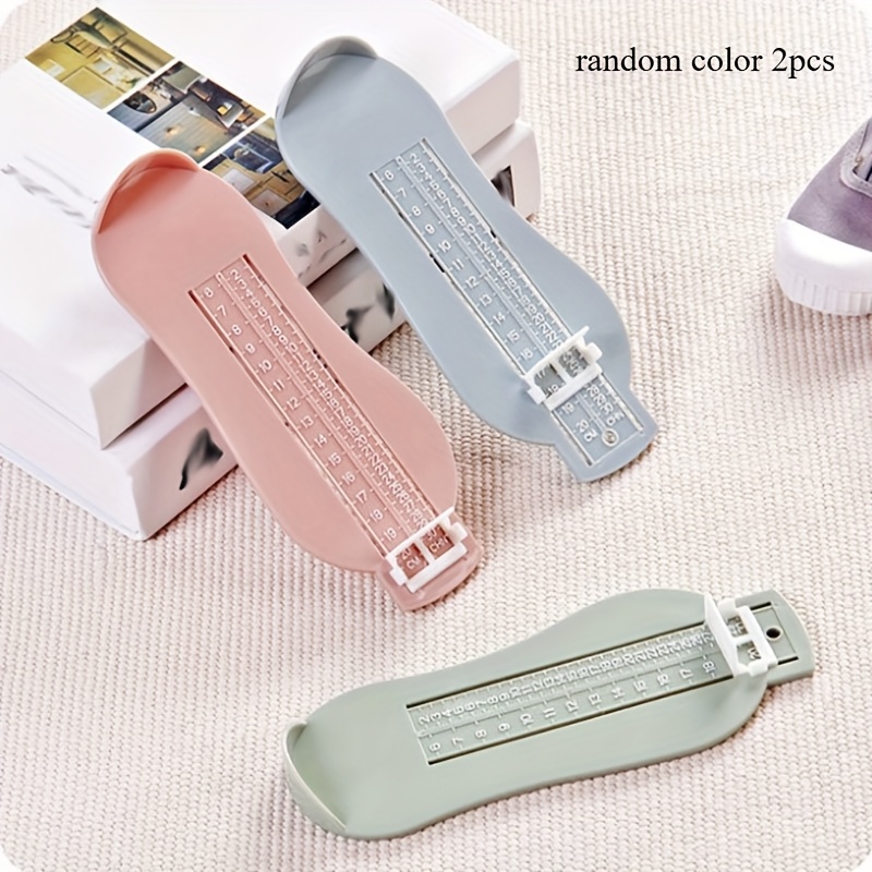 1pc/2pcs/4pcs Random Color, Home Foot Measuring Device Foot Length Measuring Ruler Baby Buy Shoes Foot Measuring Device Baby Length Measuring Device