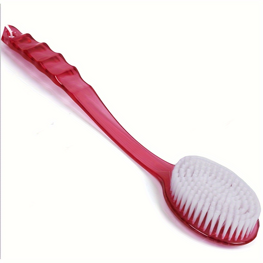 ergonomic long handle bath brush with soft nylon bristles multi application   and body scrubber   in   14 37in Product details 3