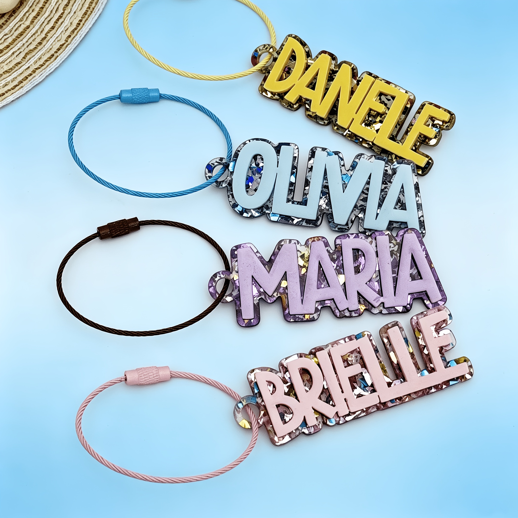 personalized name tag sold on Temu United States
