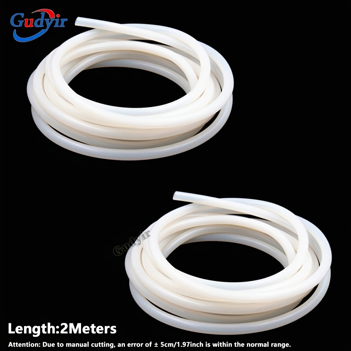 Image of 2pcs 2 Meters/78.7" Fuel Tube Pipe Tubing For Rc Nitro Plane Car Buggy, 1pc 2mmx4mm, 1pc 3mmx5mm