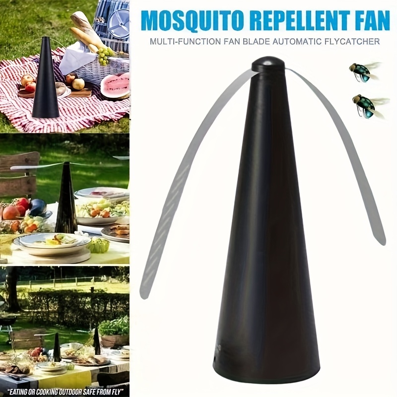 1pc lightweight portable fly swatter fan quiet soft   essential table fly swatter fan for and dining lightweight and quiet safe for children and pets soft   quiet and portable dining stall picnic insect repellent tool