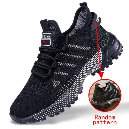 item picture yl mens low top sneakers lightweight breathable slip resistant sole cushioned lace casual sneakers suitable for running walking training office gym durable sole