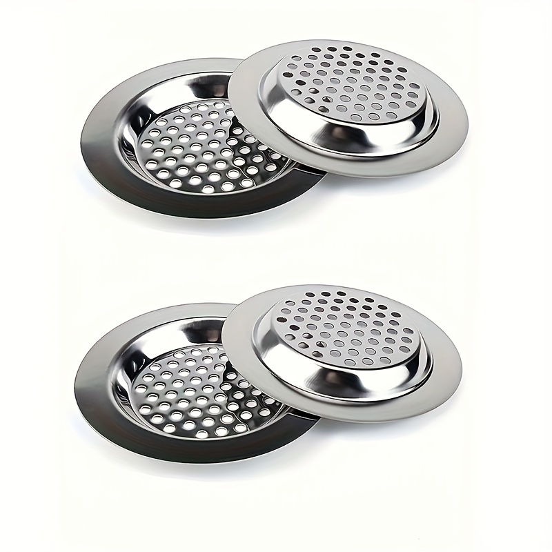 TEMU 2pcs, 4pcs, 6pcs Sink Basket Filter, Stainless Steel Drain Basket, Kitchen Sink Filter, Sink Basket, Sink Stopper, Sink Filter, Kitchen Supplies