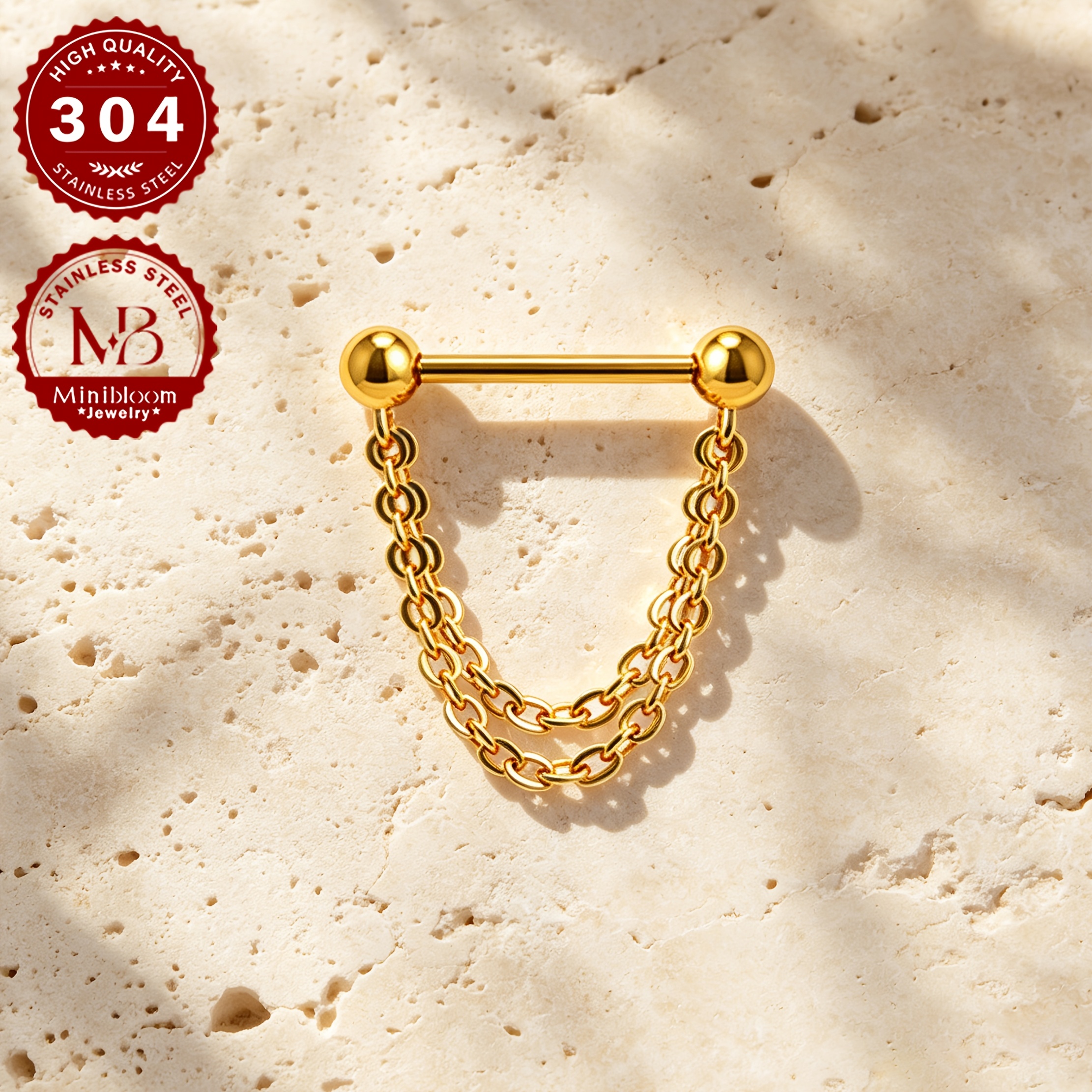 Women's Fashion Stud Earrings, Light Luxury Design