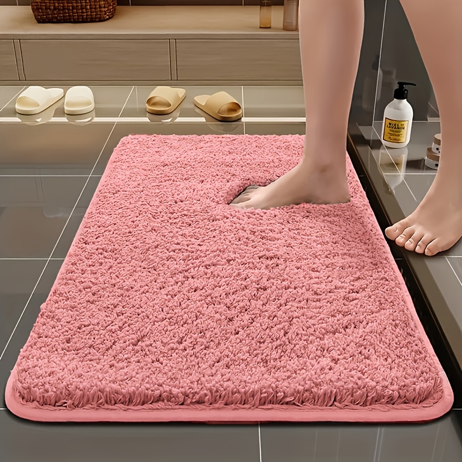long plush ultra absorbent bath mat anti slip and anti fall super   comfortable premium bath rug suitable for bathtub shower bathroom additions home     for bathroom